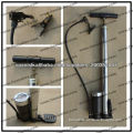 sliver steel bicycle hand air pump bike foot pump